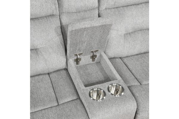 9610GY Seating-Lyndon Collection 2pc Set: Sofa, Love