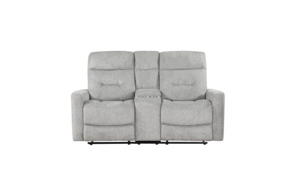 9610GY Seating-Lyndon Collection 2pc Set: Sofa, Love