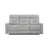 9610GY-3 Double Reclining Sofa