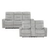 9610GY Seating-Lyndon Collection 2pc Set: Sofa, Love