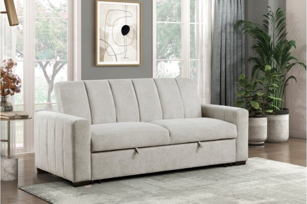 9622LG Seating-Michah Collection Convertible Sofa with Pull-o...