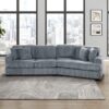 9623GY Seating-Warwick Collection 4-Piece Sectional with Right...