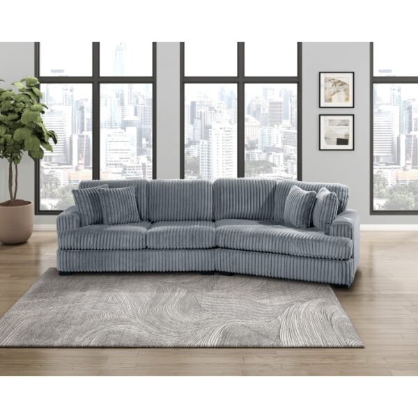 9623GY*22LRU 2-Piece Sectional with Right...