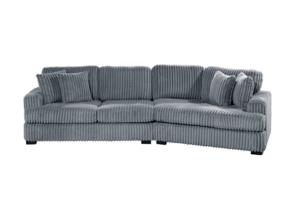 9623GY*22LRU 2-Piece Sectional with Right...