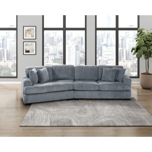 9623GY*2LU2R 2-Piece Sectional with Left ...
