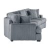 9623GY Seating-Warwick Collection 4-Piece Sectional with Right...