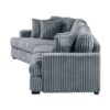 9623GY Seating-Warwick Collection 4-Piece Sectional with Right...
