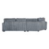 9623GY Seating-Warwick Collection 4-Piece Sectional with Right...