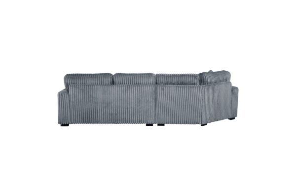 9623GY Seating-Warwick Collection 4-Piece Sectional with Right...