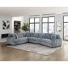 9623GY*42LRU 4-Piece Sectional with Right...