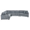 9623GY*42LRU 4-Piece Sectional with Right...