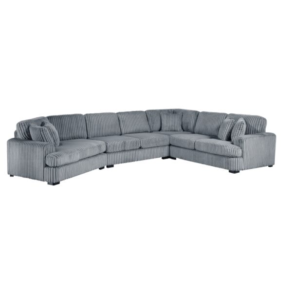 9623GY*4LU2R 4-Piece Sectional with Left ...