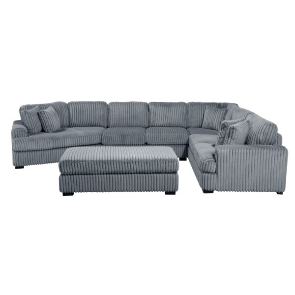 9623GY*5LU2R 5-Piece Sectional with Left ...