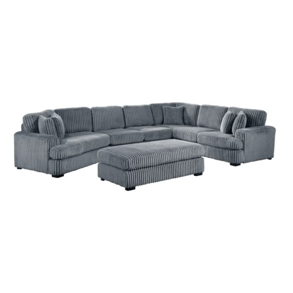 9623GY*5LU2R 5-Piece Sectional with Left ...
