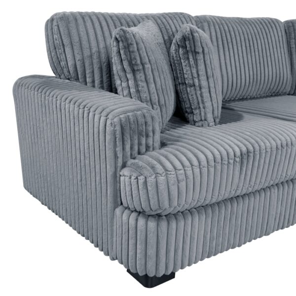 9623GY*42LRU 4-Piece Sectional with Right...