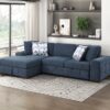 9624BU Seating-Raife Collection 4-Piece Sectional with Right...