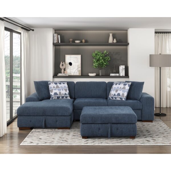 9624BU*3LC2R 3-Piece Sectional with Left ...