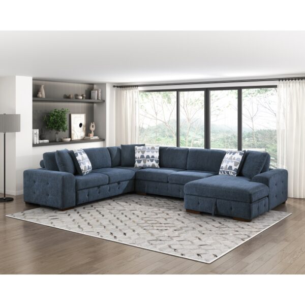 9624BU*42LRC 4-Piece Sectional with Right...