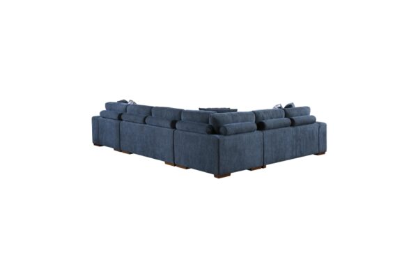 9624BU Seating-Raife Collection 4-Piece Sectional with Right...