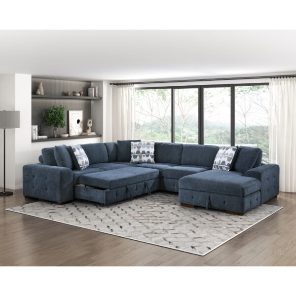 9624BU*42LRC 4-Piece Sectional with Right...
