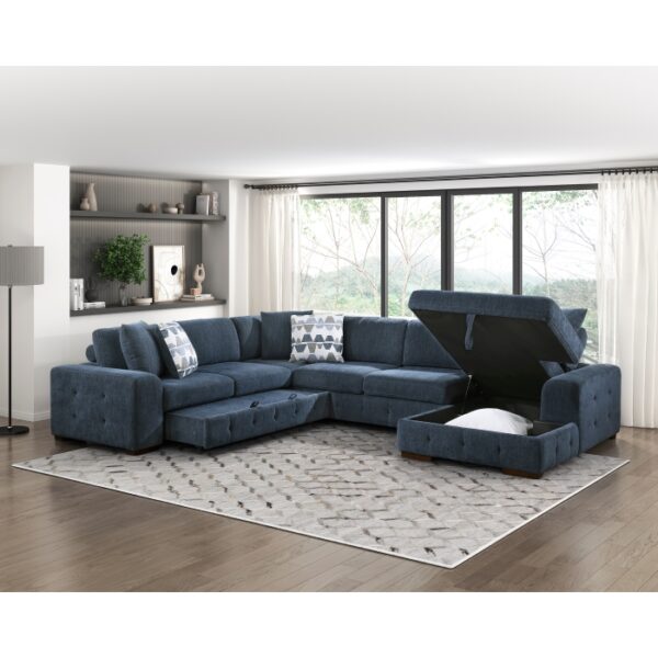 9624BU*42LRC 4-Piece Sectional with Right...