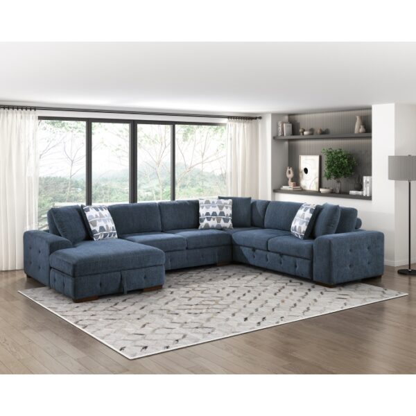 9624BU*42RLC 4-Piece Sectional with Left ...