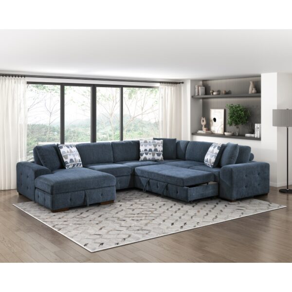 9624BU*42RLC 4-Piece Sectional with Left ...