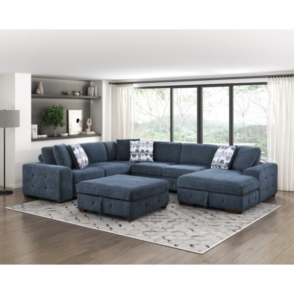 9624BU*52LRC 5-Piece Sectional with Right...