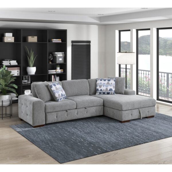 9624GY*22LRC 2-Piece Sectional with Right...