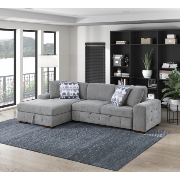 9624GY*2LC2R 2-Piece Sectional with Left ...