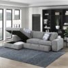 9624GY Seating-Raife Collection 4-Piece Sectional with Right...