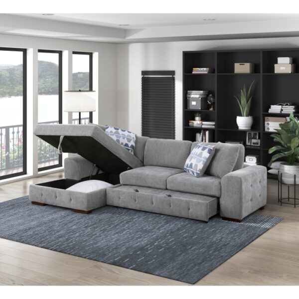 9624GY*2LC2R 2-Piece Sectional with Left ...