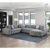 9624GY*42LRC 4-Piece Sectional with Right...