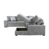 9624GY Seating-Raife Collection 4-Piece Sectional with Right...