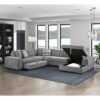 9624GY*42LRC 4-Piece Sectional with Right...