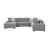 9624GY*42RLC 4-Piece Sectional with Left ...