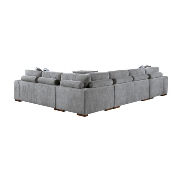 9624GY*42RLC 4-Piece Sectional with Left ...