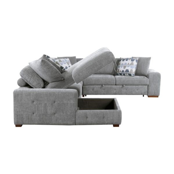 9624GY*42RLC 4-Piece Sectional with Left ...