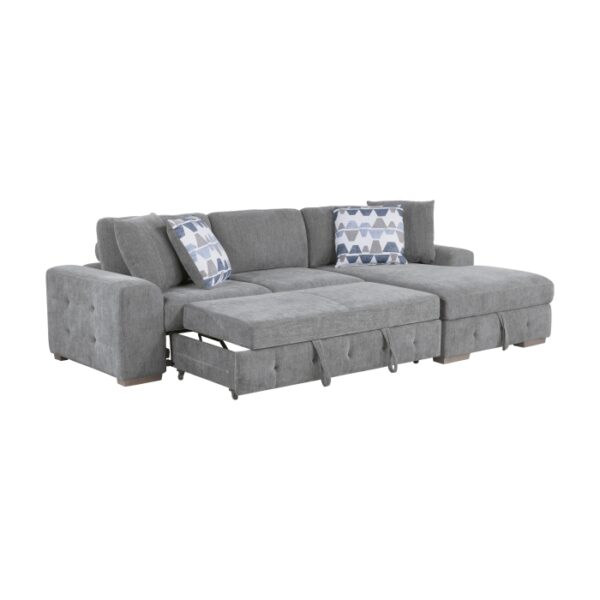 9624GY*32LRC 3-Piece Sectional with Right...