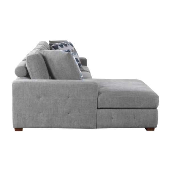 9624GY*3LC2R 3-Piece Sectional with Left ...