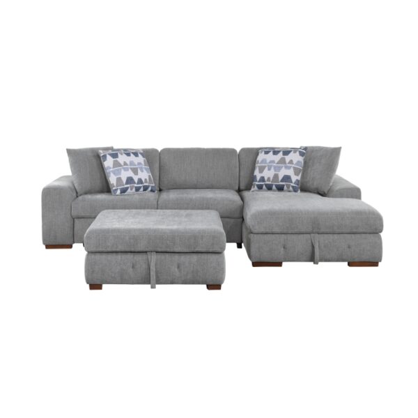 9624GY*32LRC 3-Piece Sectional with Right...