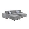 9624GY*32LRC 3-Piece Sectional with Right...