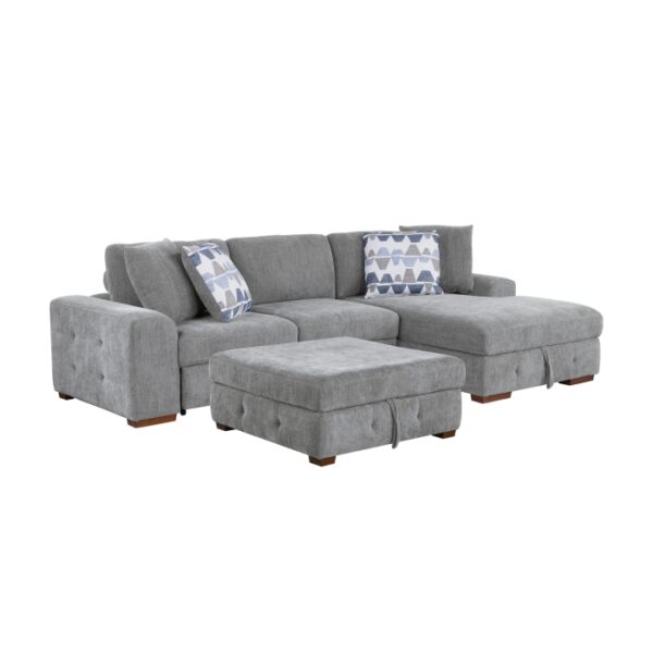 9624GY*32LRC 3-Piece Sectional with Right...