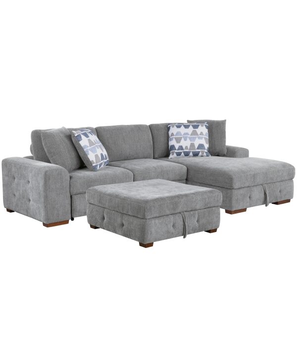 9624GY*32LRC 3-Piece Sectional with Right...