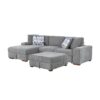 9624GY*3LC2R 3-Piece Sectional with Left ...