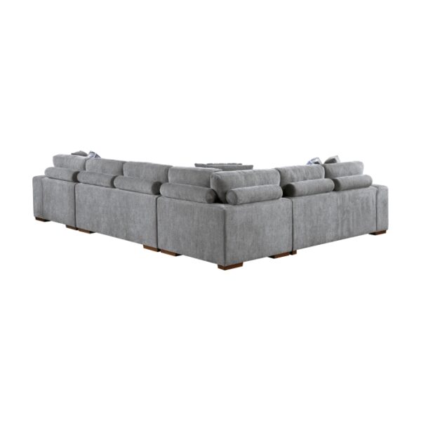 9624GY*52LRC 5-Piece Sectional with Right...