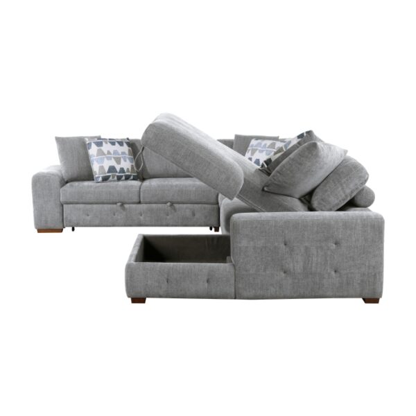 9624GY*52LRC 5-Piece Sectional with Right...