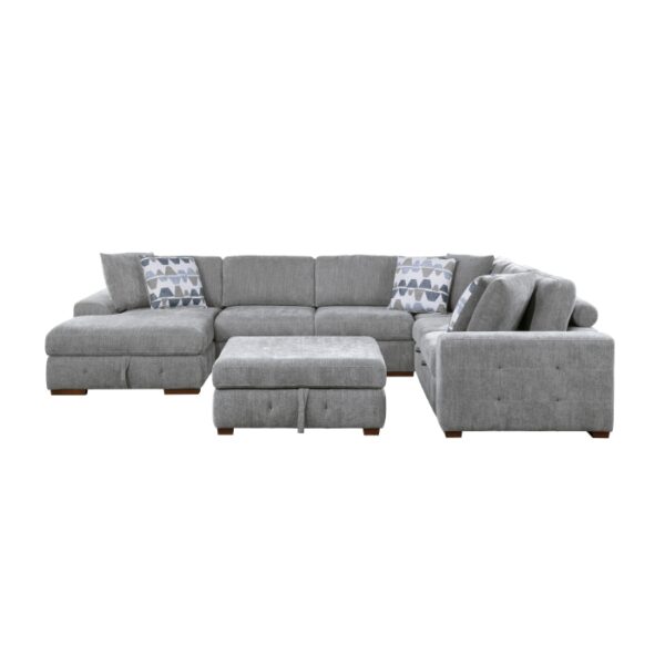 9624GY*5LC2R 5-Piece Sectional with Left ...