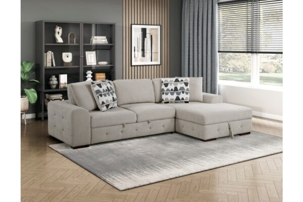9624TP Seating-Raife Collection 4-Piece Sectional with Left ...