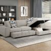 9624TP Seating-Raife Collection 4-Piece Sectional with Left ...